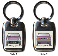 Triumph Spitfire MkIV (hard top) 1970-74 Keyring 5